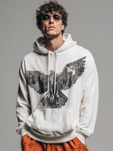 Men's casual photo patchwork printed sweatshirt